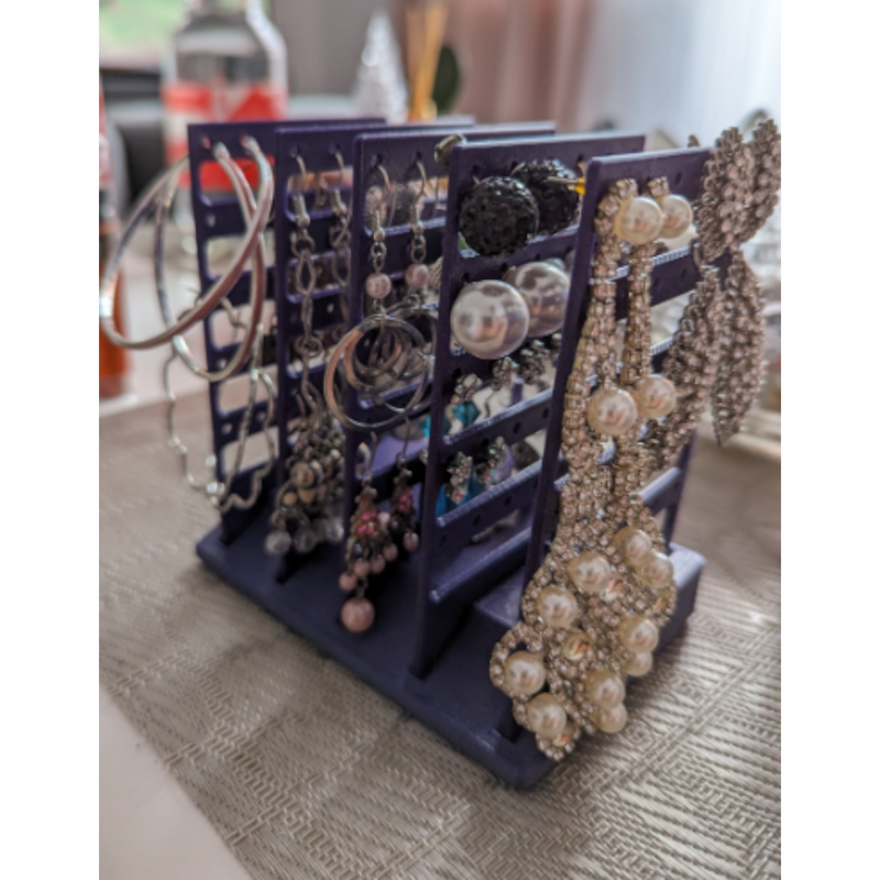 Dangle Stud Hoop Earring Holder Organizer Jewelry Storage Rack Easy Display