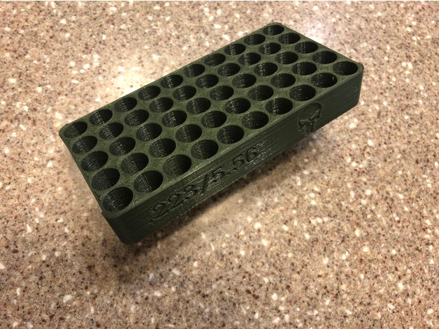 223 / 5.56 Remington The PUNISHER Reloading Block | Tray 50 RDS