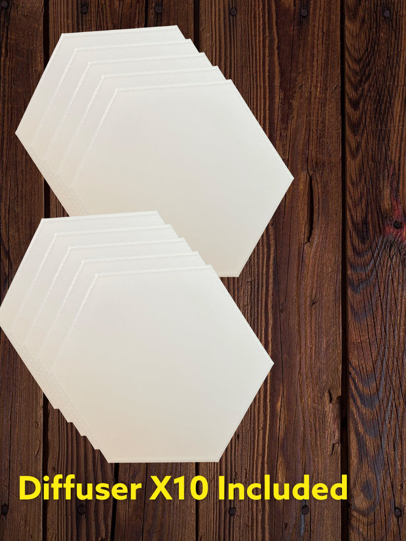 DIY Hexaleaf Nanoleaf Style Hexagon Kit 6.5" Panels Ambient Lighting