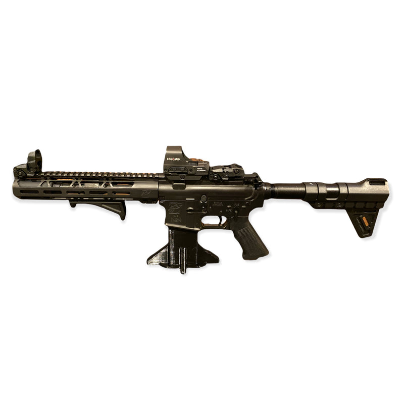 AR-15 Ergonomic Table Stand | AR-15 Magazine Stand | Rifle Display Stand Multiple Colors Available