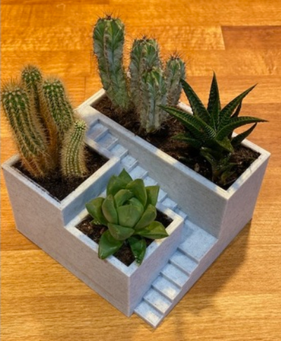tiered succulent pot Tiered Succulent Planter