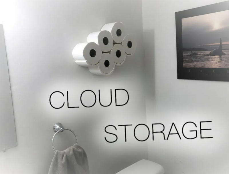 Cloud Shelf / Toiletpaper Storage