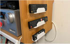 Wall Mount Universal Remote Control Holder | With Optional Screw Holes