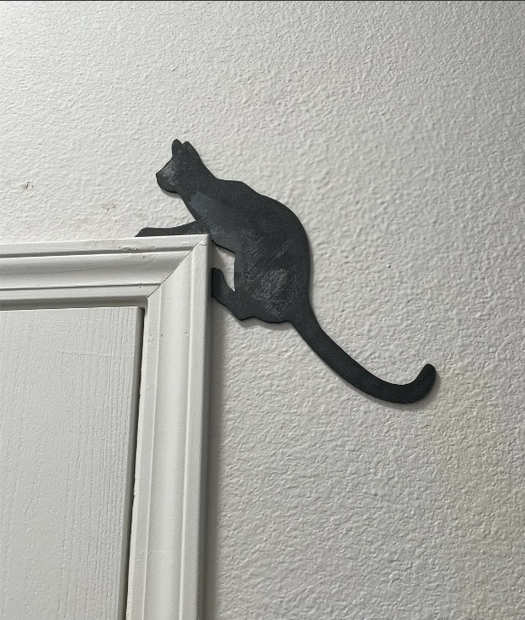 Cat Door Topper | Shelf Decor