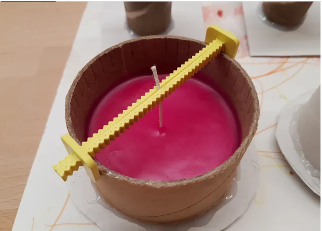 Wick Holder for Making Candles