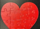 Valentine's Day Puzzle Heart