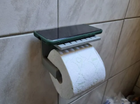 Toilet Paper and Phone Holder | Bathroom Organizer