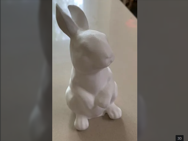 Easter Bunny Figurine