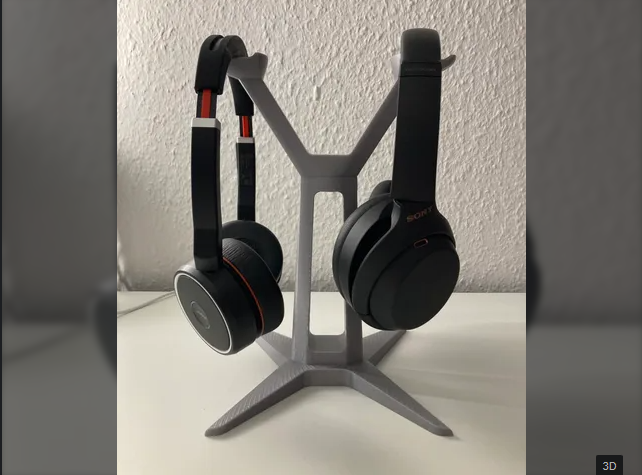 Dual Headphone Stand