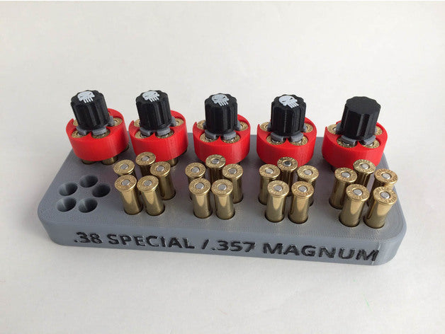 Loading Block .38/.357 5 shot for Revolver Speedloader S&W Taurus .38