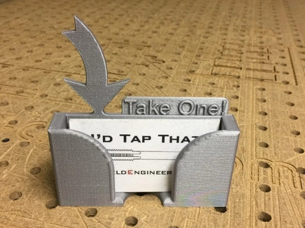 Business Card Holder - Take One!