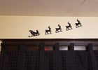 Santa Sleigh & Reindeer Christmas Decoration