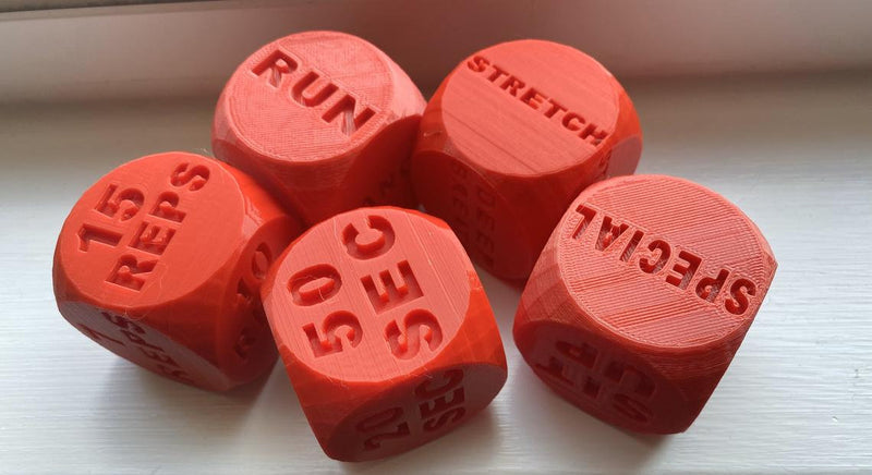 Fitness Dice Exercising Game Accessory