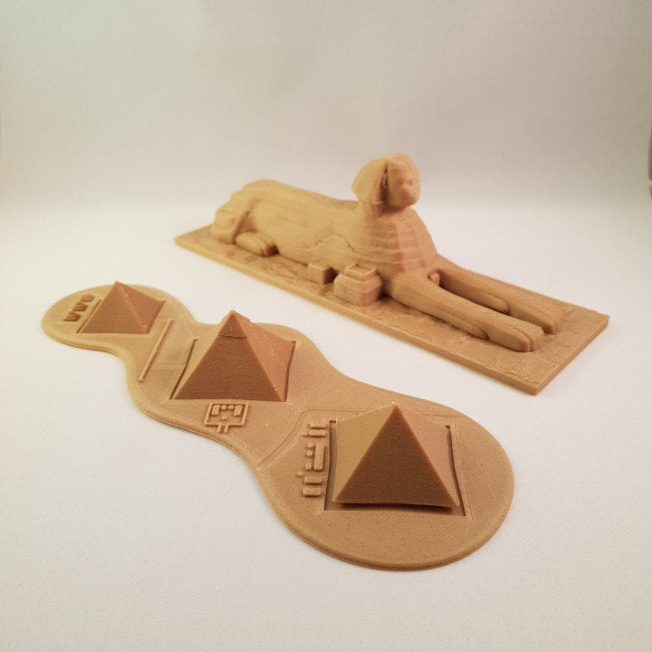 Pyramids of Giza - Egypt Scaled 100% Accurate Model Miniature Tabletop