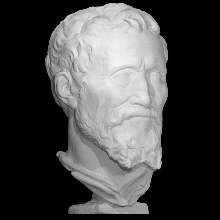 Detailed Bust Of Michelangelo