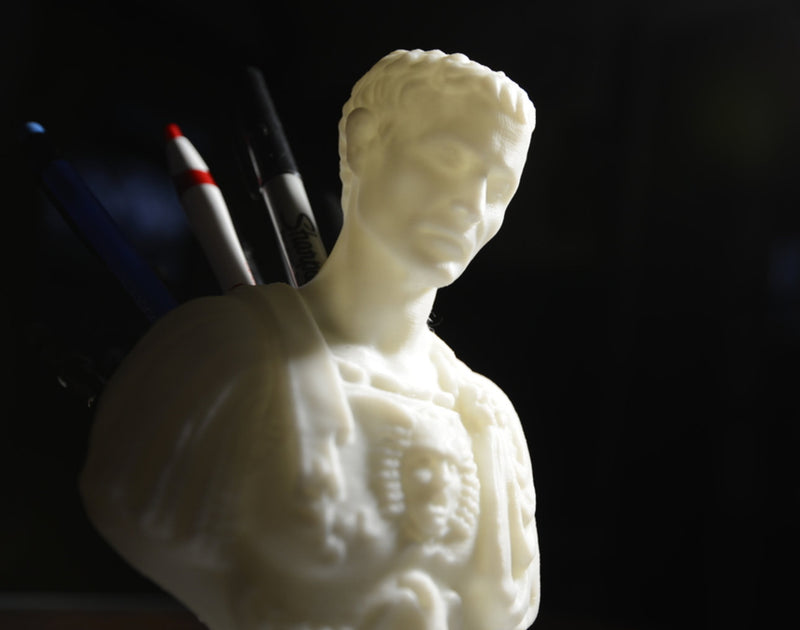 Julius Caesar Pen Holder and Pencil Holder Desktop Organizer