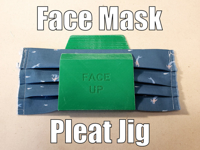 Pleating Jig For Face Masks And Sewing, Jig/Pleat. With Four Rows For Extra Flexibility In The Mask, Thank You To All Mask Makers!