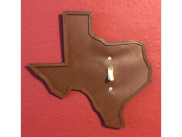 Texas Light Switch Plate | Lone Star State | Kids Room | Electrical Protector | Man Cave | Gift For Dad | Light Switch Cover