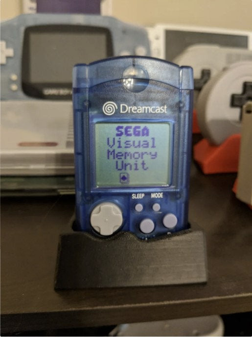 Sega Dreamcast VMU Display Stand | Sega | Sonic | Man Cave | Organization | Display Organization | Sega Dreamcast Accessories