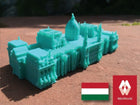 Hungarian Parliament - Budapest Hungary Full - Scaled 100% Accurate Model Miniature Tabletop Diorama Architecture Famous Hungarian Landmark