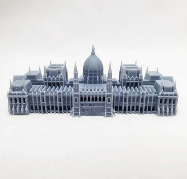 Hungarian Parliament - Budapest Hungary Full - Scaled 100% Accurate Model Miniature Tabletop Diorama Architecture Famous Hungarian Landmark