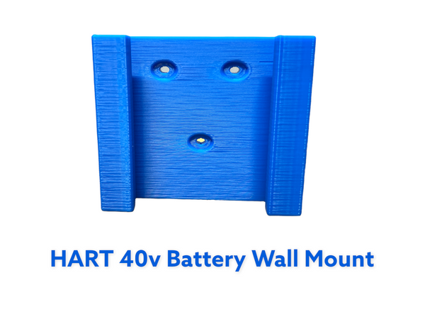 HART 40v Compatible Battery Wall Mount Bracket System